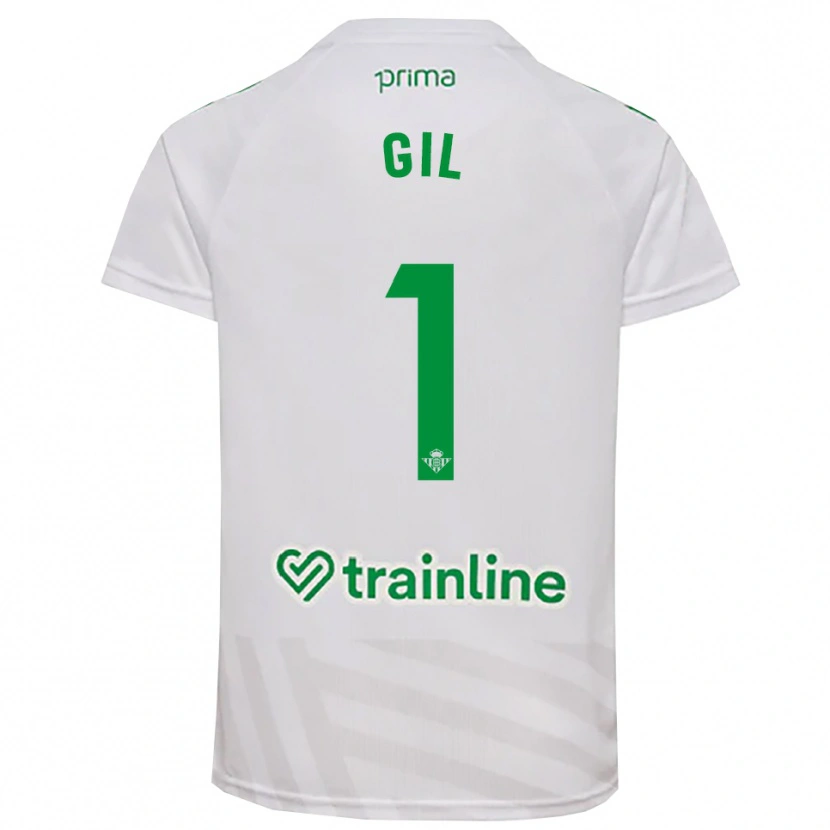 Danxen Uomo Noelia Gil #1 Maglia Gara Portiere Verde Bianco 2025/26 Maglietta