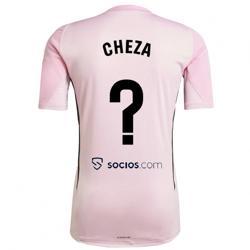 Danxen Uomo María Echezarreta #0 Maglia Gara Portiere Rosa Nero 2025/26 Maglietta