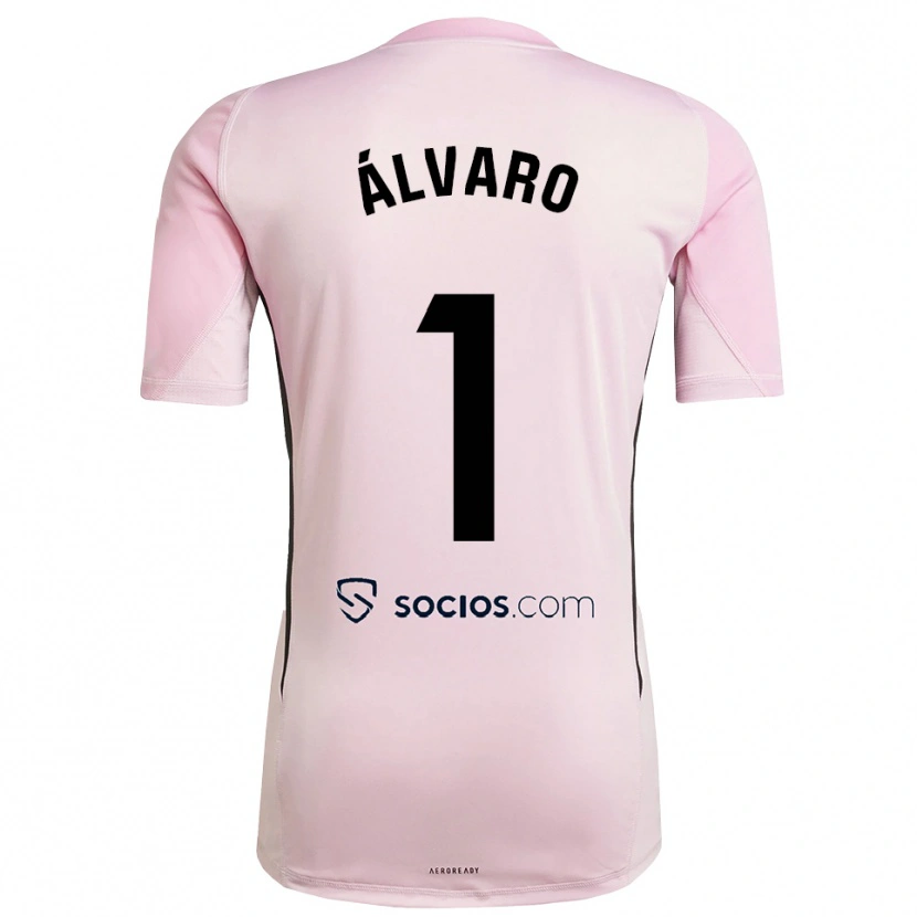 Danxen Uomo Álvaro Fernández #1 Maglia Gara Portiere Rosa Nero 2025/26 Maglietta