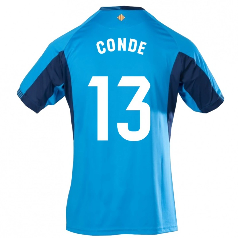 Danxen Uomo Diego Conde #13 Maglia Gara Portiere Blu Bianco 2025/26 Maglietta