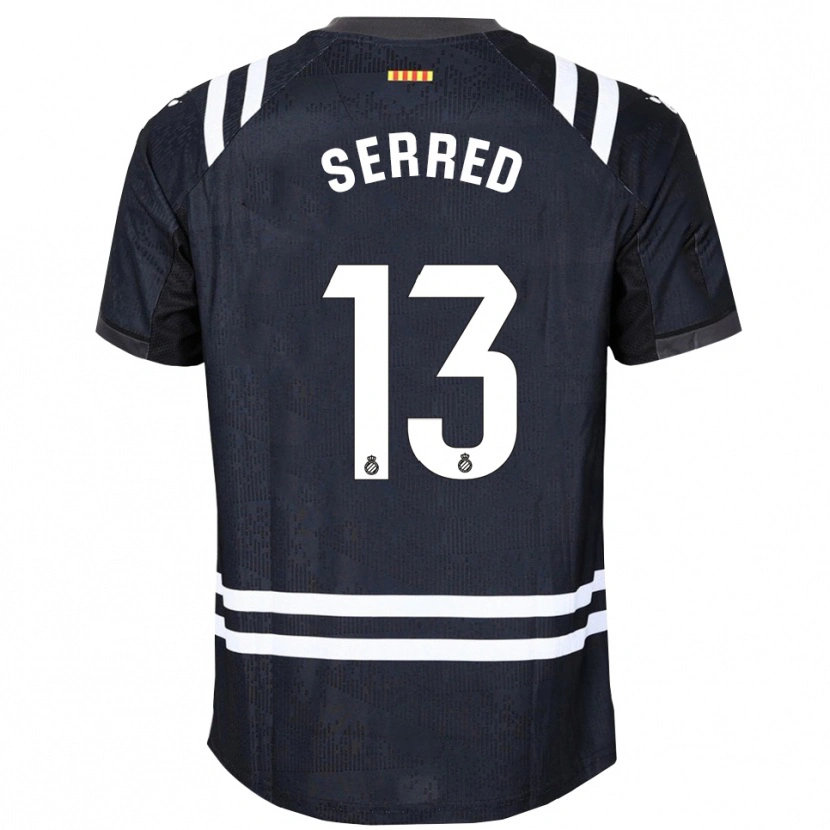 Danxen Uomo Llorenç Serred #13 Maglia Gara Portiere Nero Bianco 2025/26 Maglietta