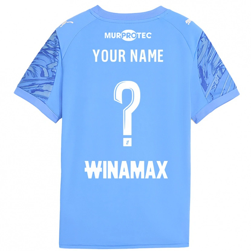Danxen Uomo RC Lens Maglia Gara Portiere Azzurro Bianco 2025/26 Maglietta
