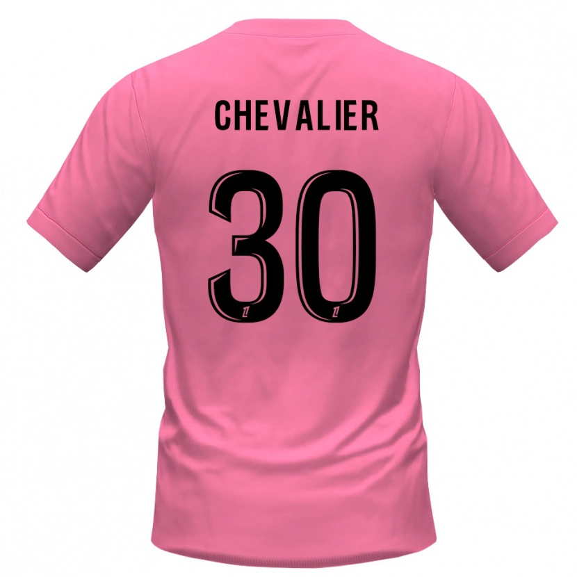 Danxen Uomo Lucas Chevalier #30 Maglia Gara Portiere Rosa Nero 2025/26 Maglietta