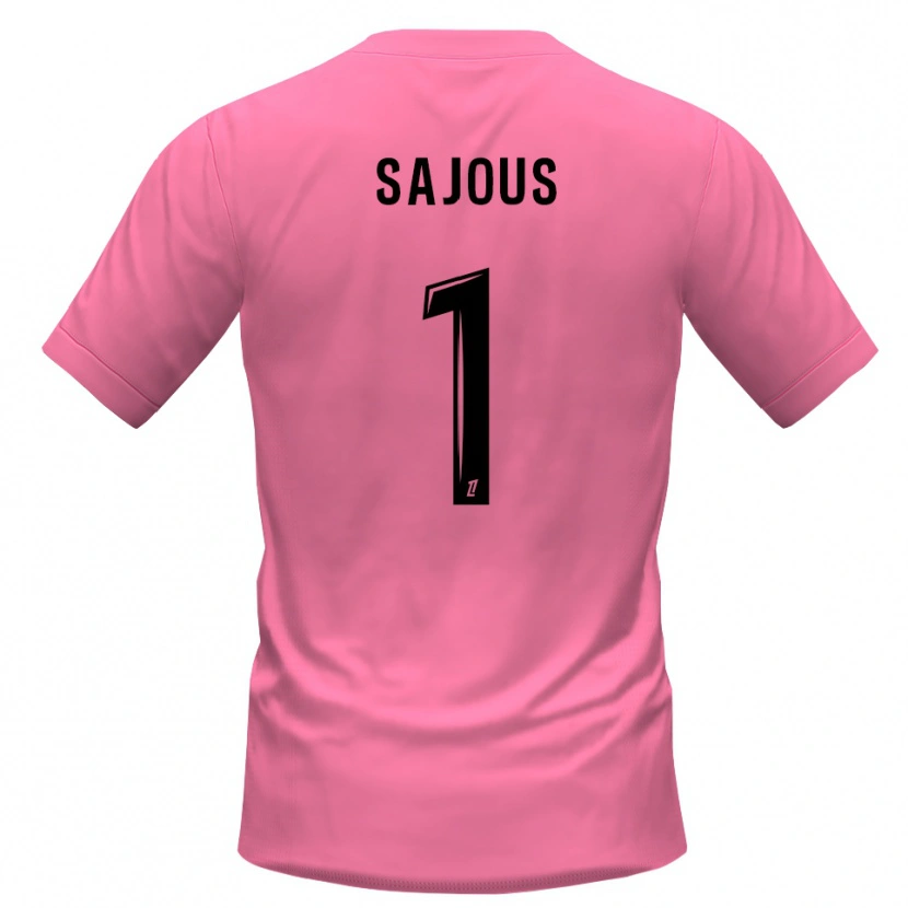 Danxen Uomo Thomas Sajous #1 Maglia Gara Portiere Rosa Nero 2025/26 Maglietta