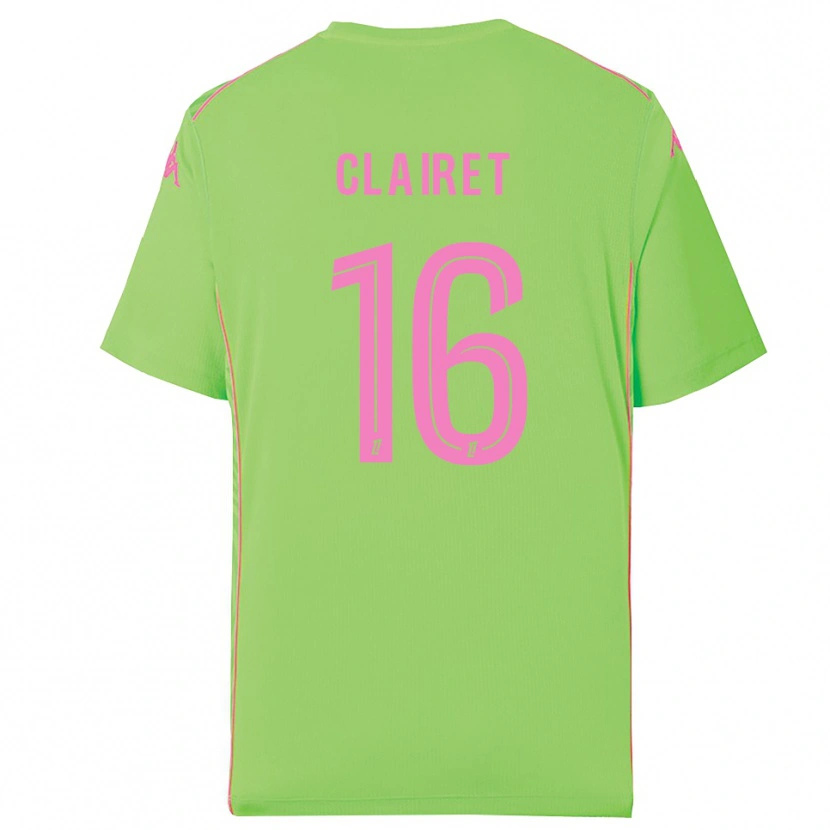 Danxen Uomo Duncan Clairet #16 Maglia Gara Portiere Verde Pallido 2025/26 Maglietta