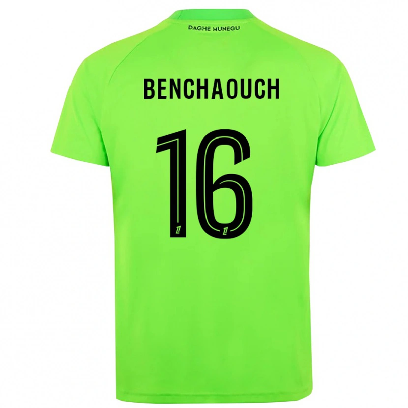 Danxen Uomo Yanis Benchaouch #16 Maglia Gara Portiere Verde Nero 2025/26 Maglietta