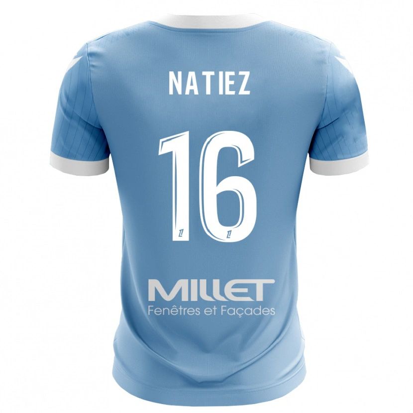 Danxen Uomo Stanislas Natiez #16 Maglia Gara Portiere Azzurro Chiaro 2025/26 Maglietta