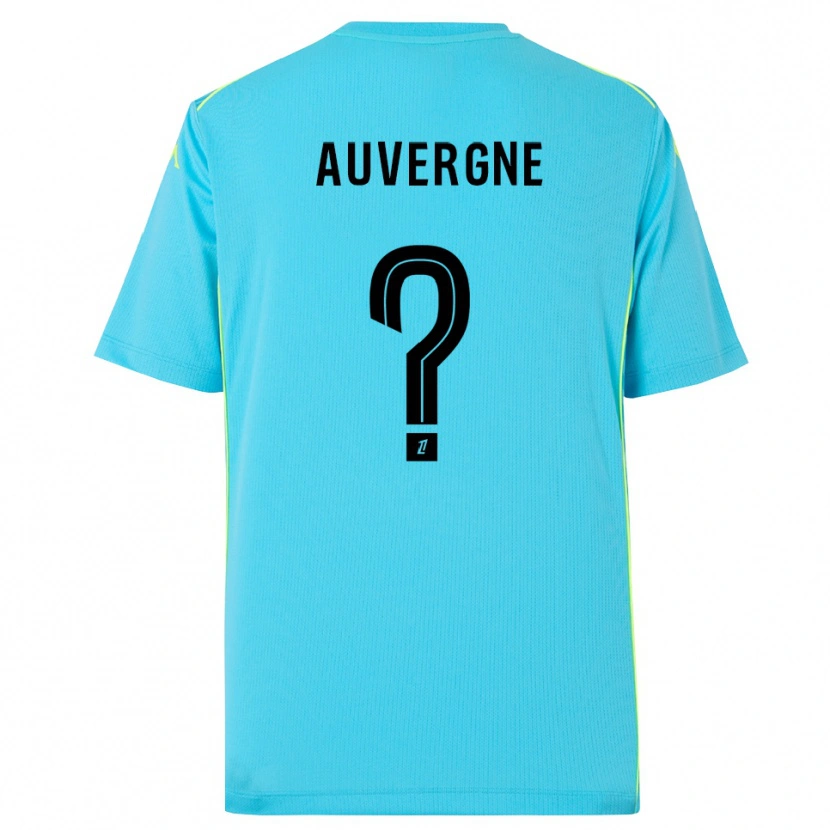 Danxen Uomo Dorian Auvergne #0 Maglia Gara Portiere Azzurro Cielo Nero 2025/26 Maglietta