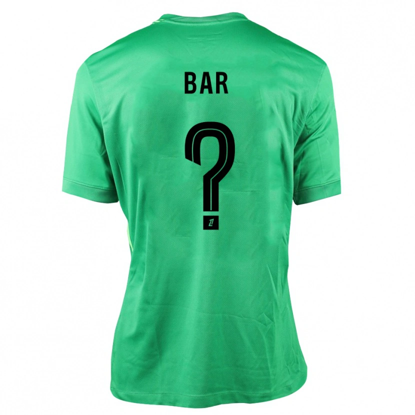 Danxen Uomo Arthur Bar #0 Maglia Gara Portiere Verde Nero 2025/26 Maglietta