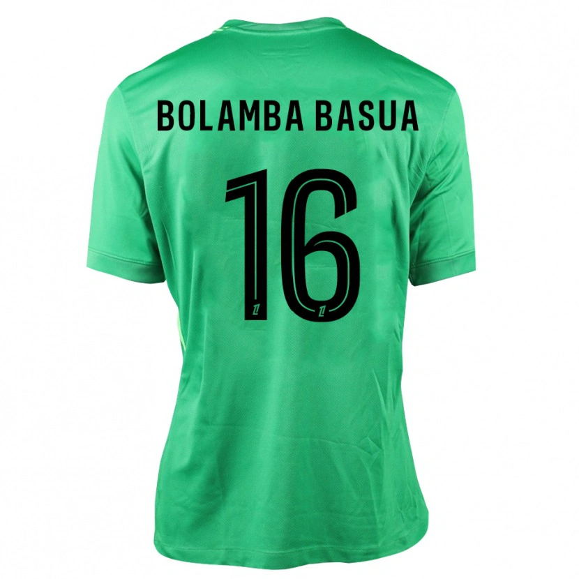 Danxen Uomo Kévin Bolamba Basua #16 Maglia Gara Portiere Verde Nero 2025/26 Maglietta