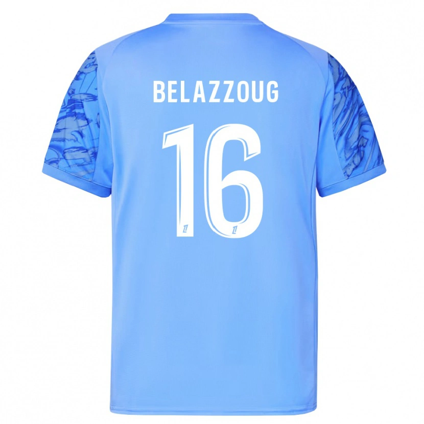 Danxen Uomo Kilian Belazzoug #16 Maglia Gara Portiere Blu Bianco 2025/26 Maglietta