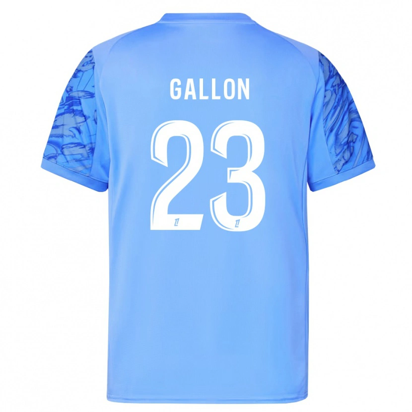 Danxen Uomo Gauthier Gallon #23 Maglia Gara Portiere Blu Bianco 2025/26 Maglietta