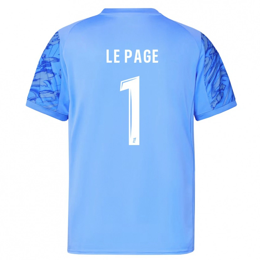 Danxen Uomo Noé Le Page #1 Maglia Gara Portiere Blu Bianco 2025/26 Maglietta