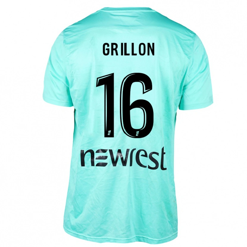 Danxen Uomo Gaëlle Grillon #16 Maglia Gara Portiere Aqua Nero 2025/26 Maglietta