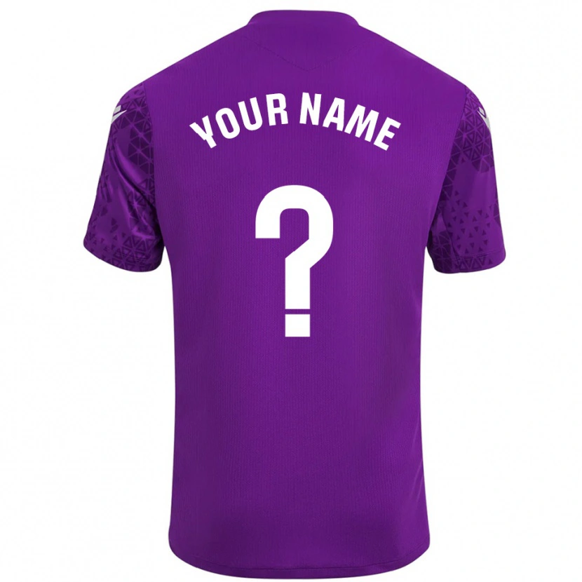 Danxen Uomo Cadiz CF Maglia Gara Portiere Viola Scuro Bianco 2025/26 Maglietta