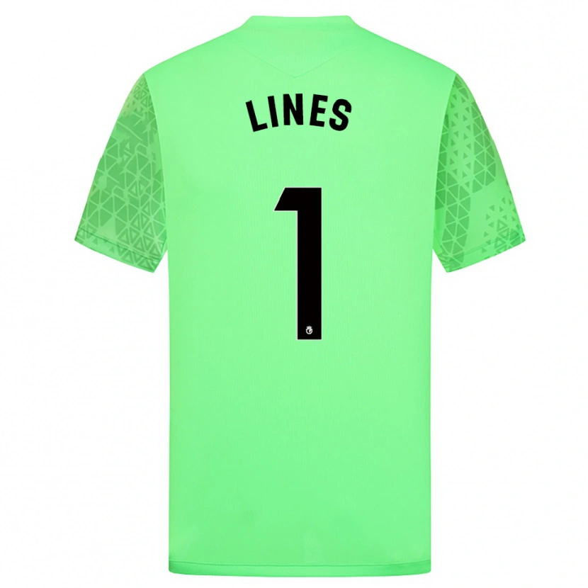 Danxen Uomo Laura Inés Aguilar #1 Maglia Gara Portiere Verde Prato Nero 2025/26 Maglietta