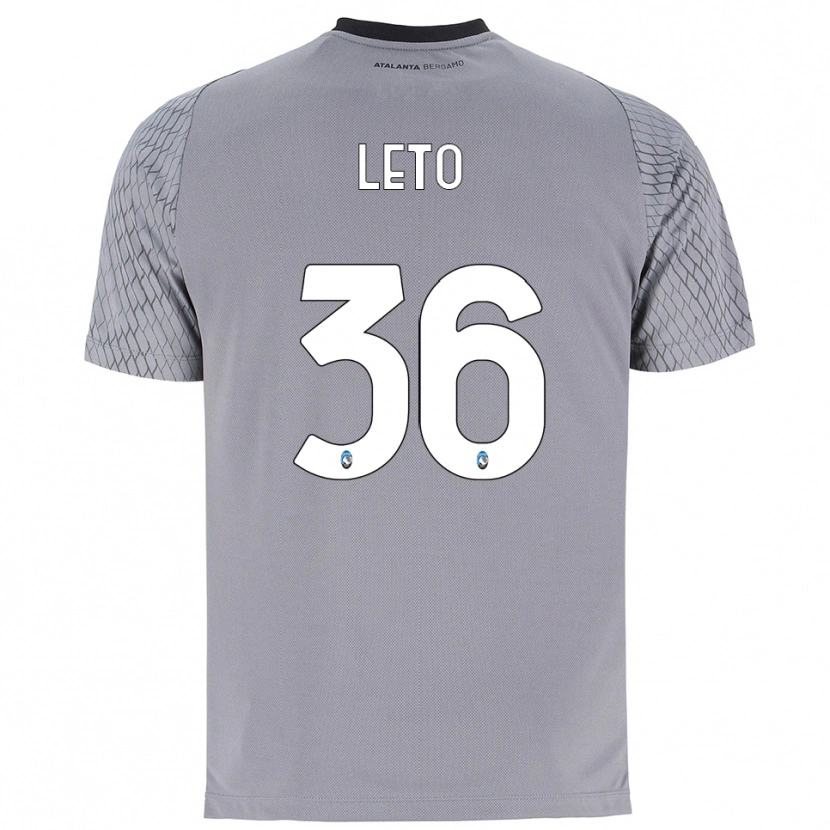 Danxen Uomo Manuel Leto #36 Maglia Gara Portiere Grigio Blu Rosso 2025/26 Maglietta