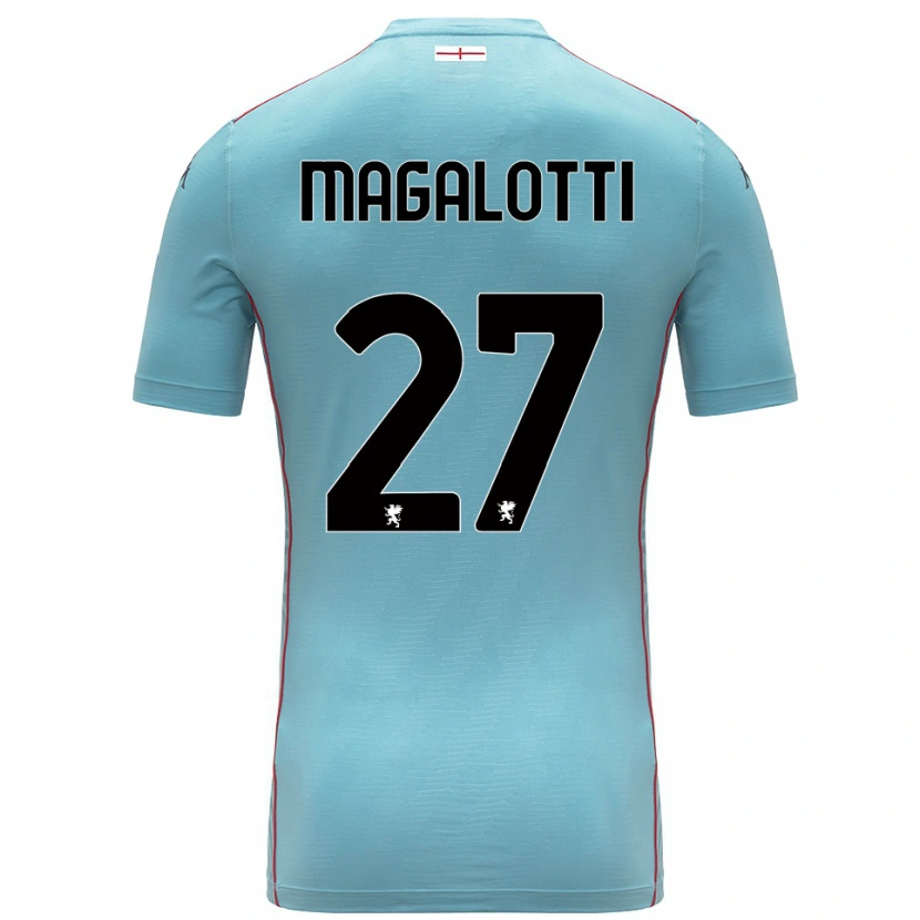 Danxen Uomo Gabriele Magalotti #27 Maglia Gara Portiere Blu Grigio 2025/26 Maglietta