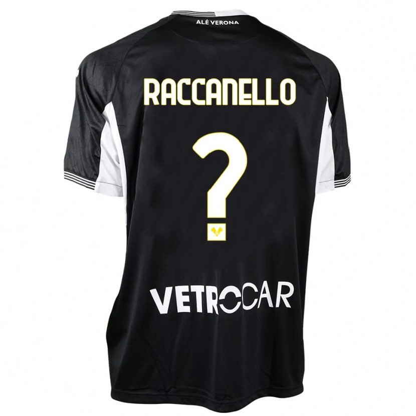 Danxen Uomo Marco Raccanello #0 Maglia Gara Portiere Nero Bianco 2025/26 Maglietta