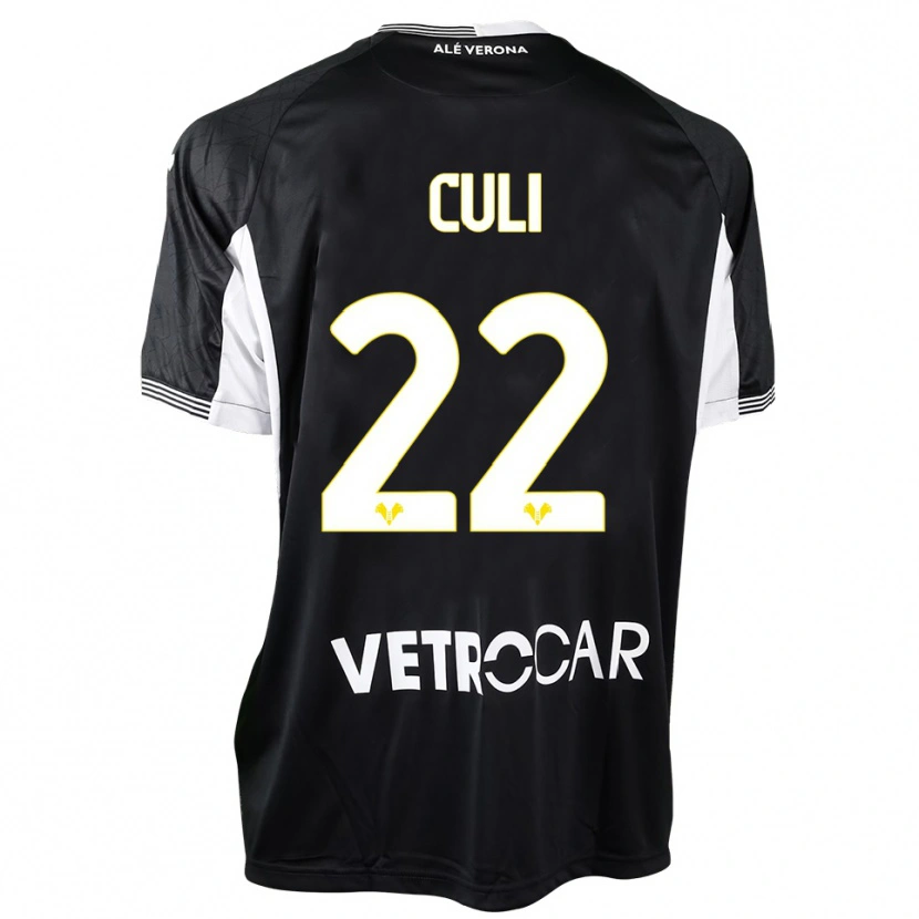 Danxen Uomo Daniel Culi #22 Maglia Gara Portiere Nero Bianco 2025/26 Maglietta