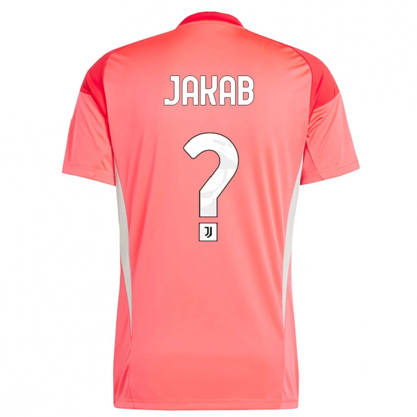 Danxen Uomo Mátyás Jakab #0 Maglia Gara Portiere Rosso Arancione 2025/26 Maglietta