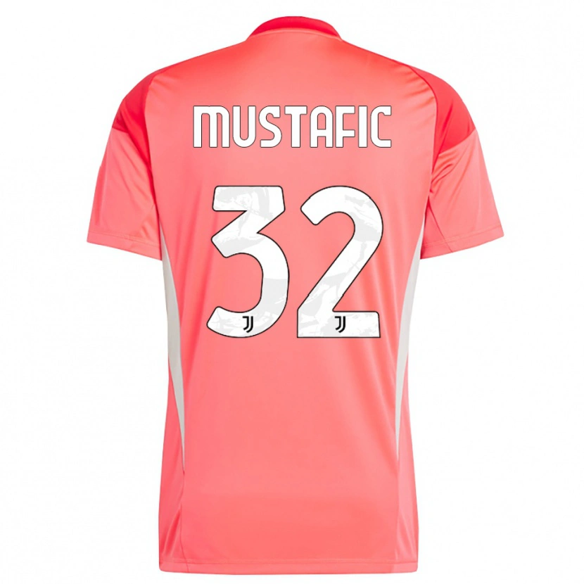 Danxen Uomo Emma Mustafic #32 Maglia Gara Portiere Rosso Arancione 2025/26 Maglietta
