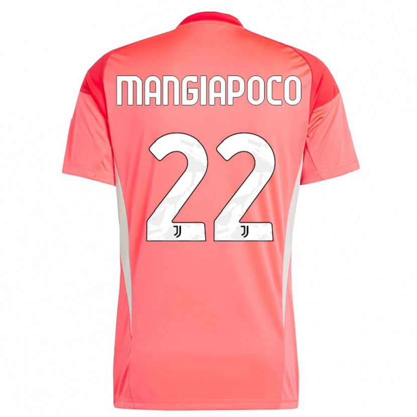 Danxen Uomo Stefano Mangiapoco #22 Maglia Gara Portiere Rosso Arancione 2025/26 Maglietta