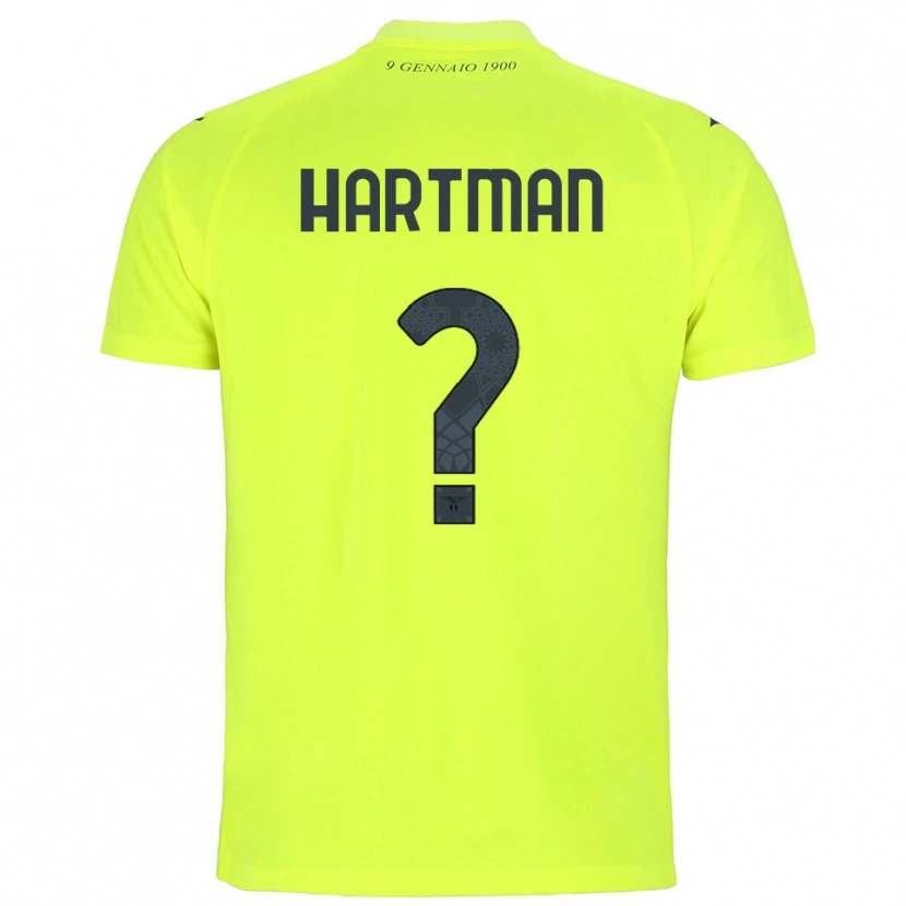 Danxen Uomo Thomas Hartman #0 Maglia Gara Portiere Verde Fluorescente 2025/26 Maglietta