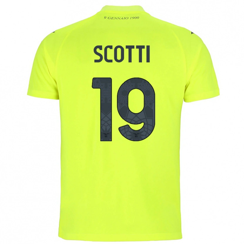 Danxen Uomo Asia Scotti #19 Maglia Gara Portiere Verde Fluorescente 2025/26 Maglietta