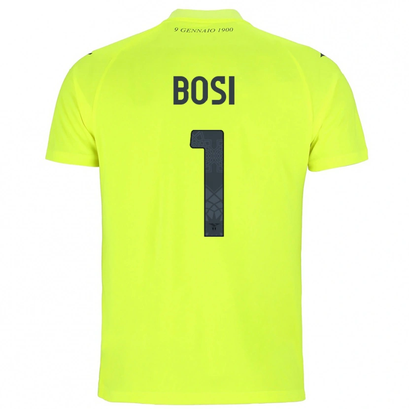 Danxen Uomo Gioele Bosi #1 Maglia Gara Portiere Verde Fluorescente 2025/26 Maglietta