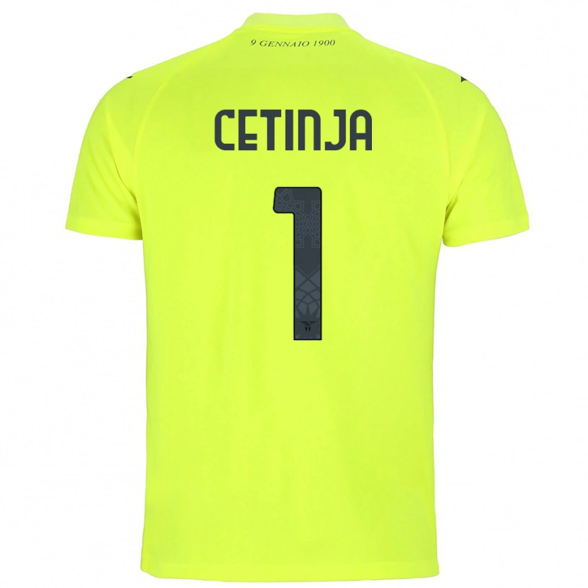 Danxen Uomo Sara Cetinja #1 Maglia Gara Portiere Verde Fluorescente 2025/26 Maglietta