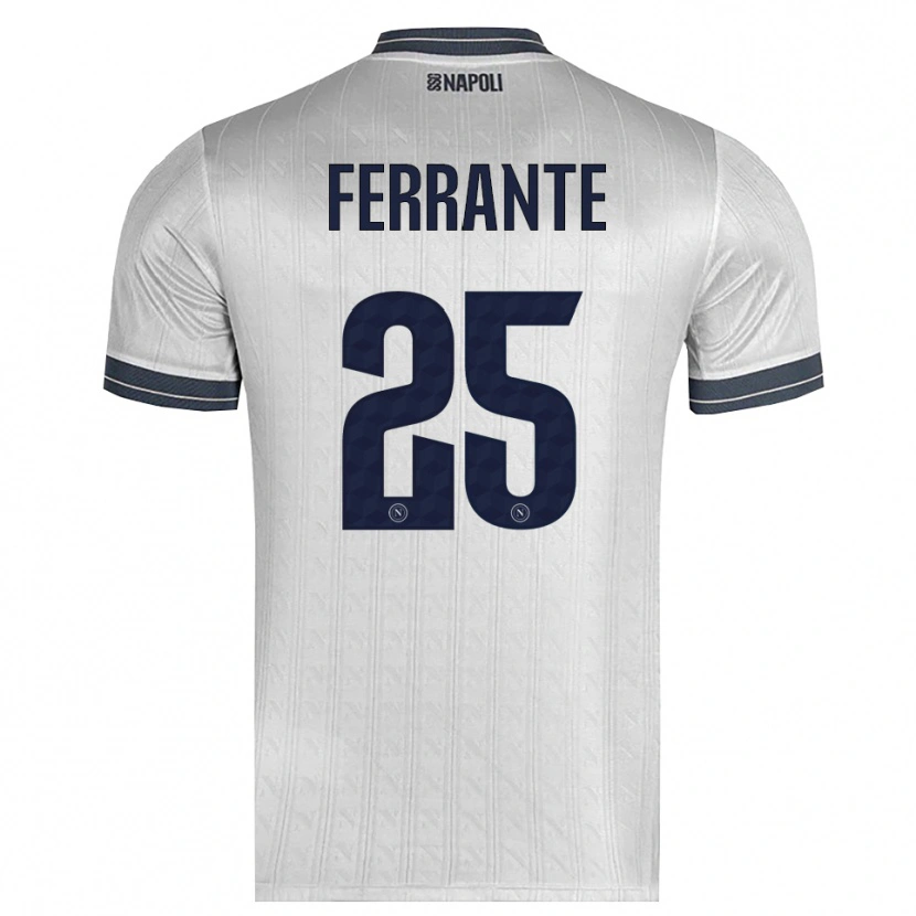 Danxen Uomo Mathias Ferrante #25 Maglia Gara Portiere Grigio Chiaro 2025/26 Maglietta