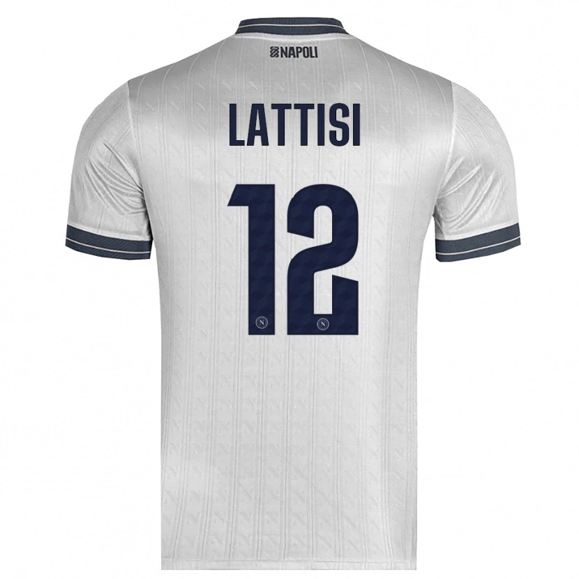 Danxen Uomo Francesco Lattisi #12 Maglia Gara Portiere Grigio Chiaro 2025/26 Maglietta