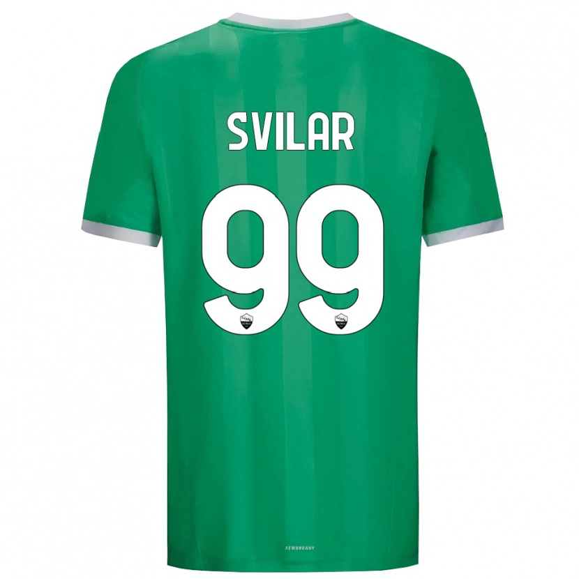 Danxen Uomo Mile Svilar #99 Maglia Gara Portiere Verde Bianco 2025/26 Maglietta
