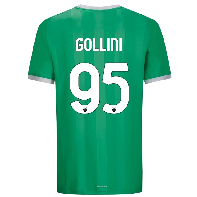 Danxen Uomo Pierluigi Gollini #95 Maglia Gara Portiere Verde Bianco 2025/26 Maglietta