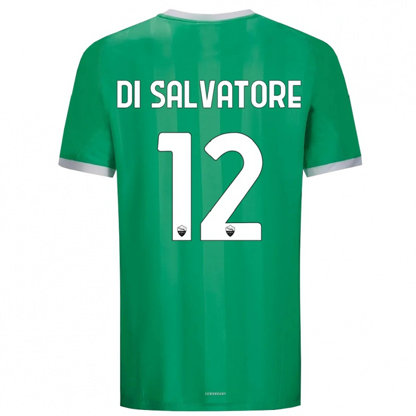 Danxen Uomo Diego Di Salvatore #12 Maglia Gara Portiere Verde Bianco 2025/26 Maglietta
