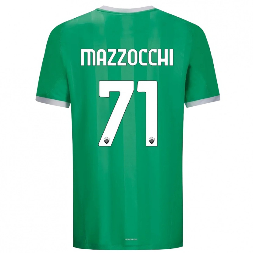 Danxen Uomo Giulia Mazzocchi #71 Maglia Gara Portiere Verde Bianco 2025/26 Maglietta