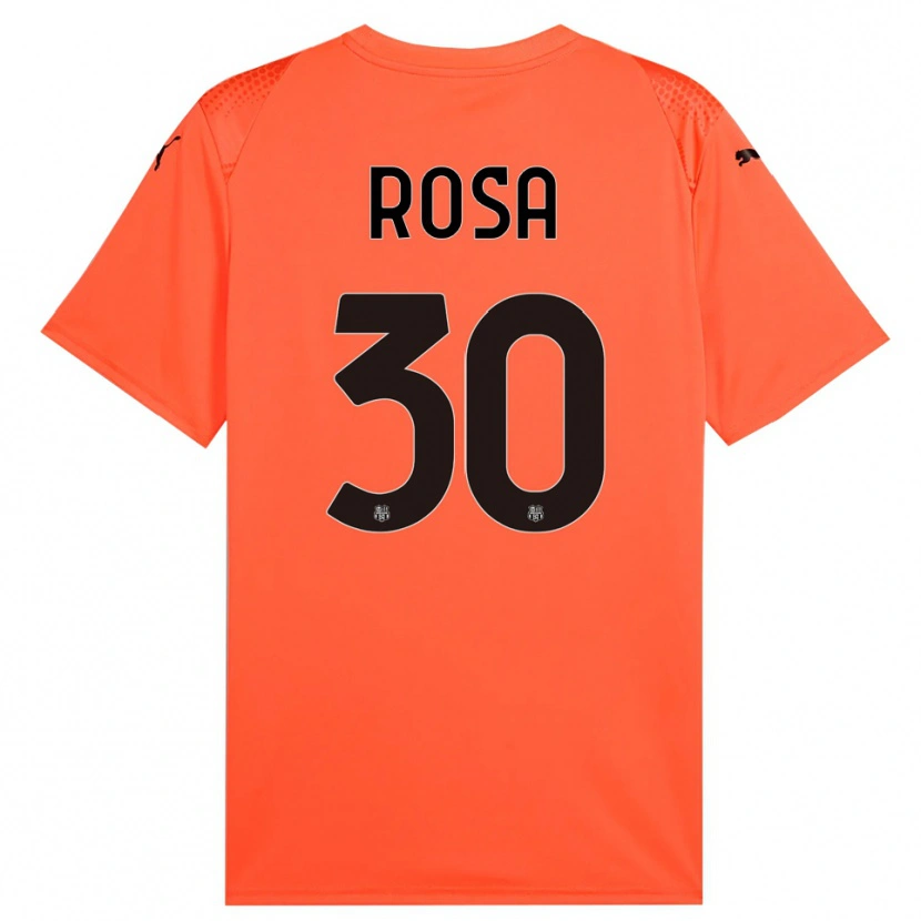 Danxen Uomo Enrico Rosa #30 Maglia Gara Portiere Arancione Nero 2025/26 Maglietta