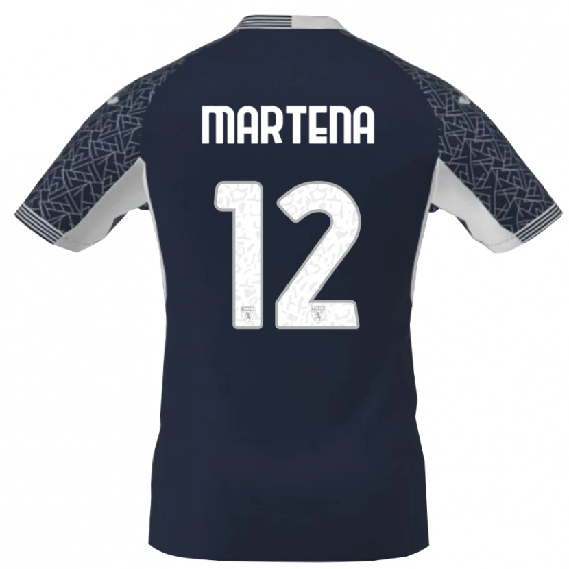 Danxen Uomo Gabriele Martena #12 Maglia Gara Portiere Blu Nero Bianco 2025/26 Maglietta
