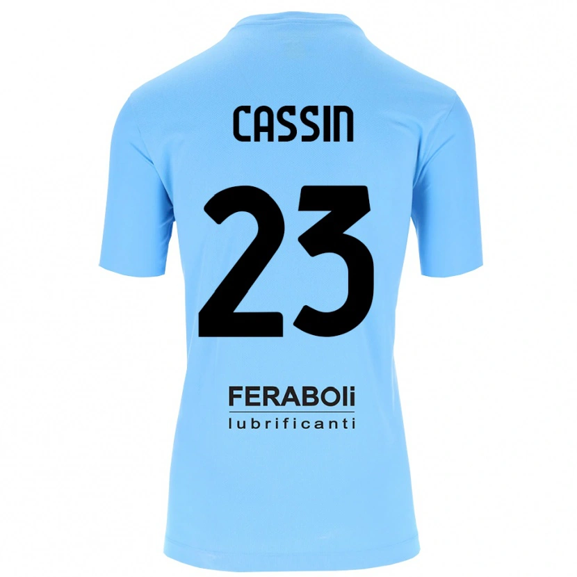 Danxen Uomo Marco Cassin #23 Maglia Gara Portiere Azzurro Nero 2025/26 Maglietta