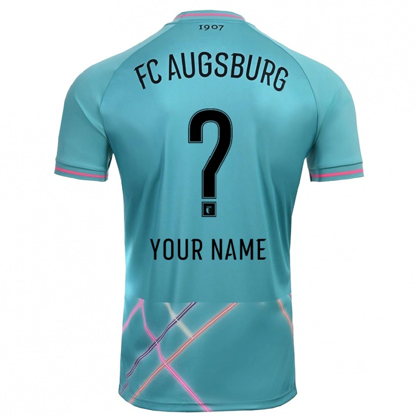 Danxen Uomo FC Augsburg Maglia Gara Portiere Verde Mare Chiaro 2025/26 Maglietta