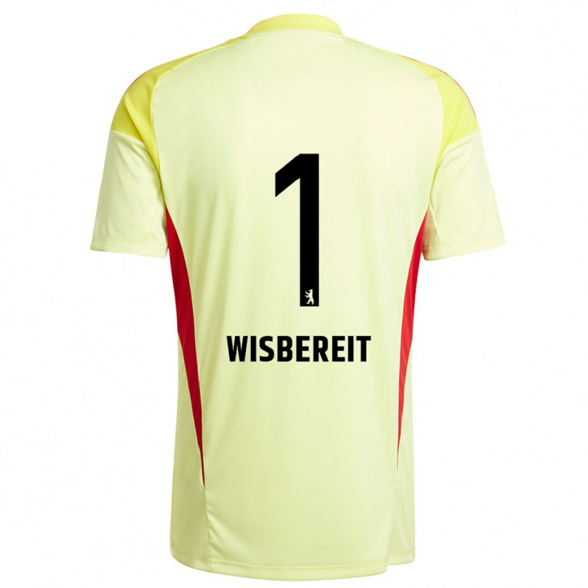 Danxen Uomo Tom Wisbereit #1 Maglia Gara Portiere Giallo Chiaro Nero 2025/26 Maglietta