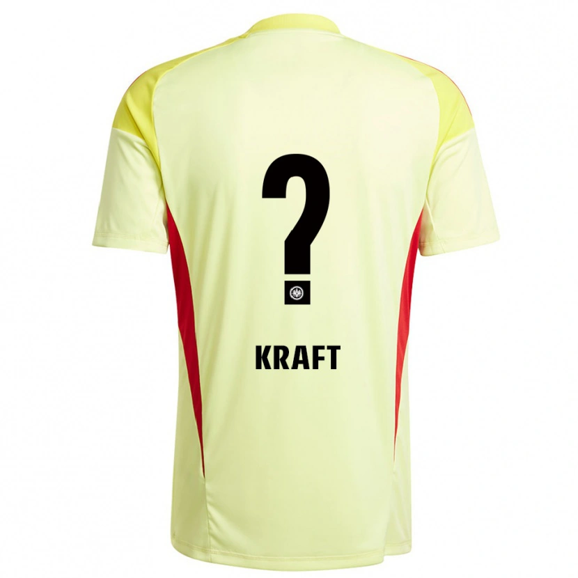 Danxen Uomo Nico Kraft #0 Maglia Gara Portiere Giallo Chiaro Nero 2025/26 Maglietta