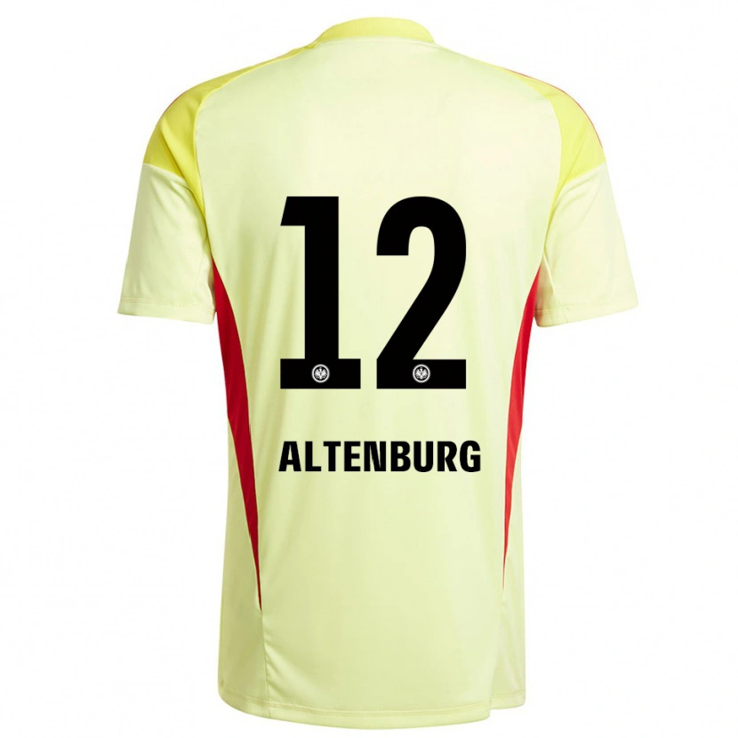 Danxen Uomo Lina Altenburg #12 Maglia Gara Portiere Giallo Chiaro Nero 2025/26 Maglietta