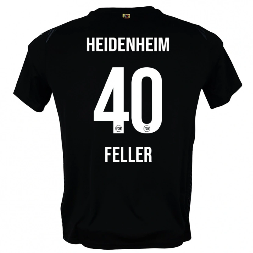 Danxen Uomo Frank Feller #40 Maglia Gara Portiere Grigio Scuro Nero 2025/26 Maglietta