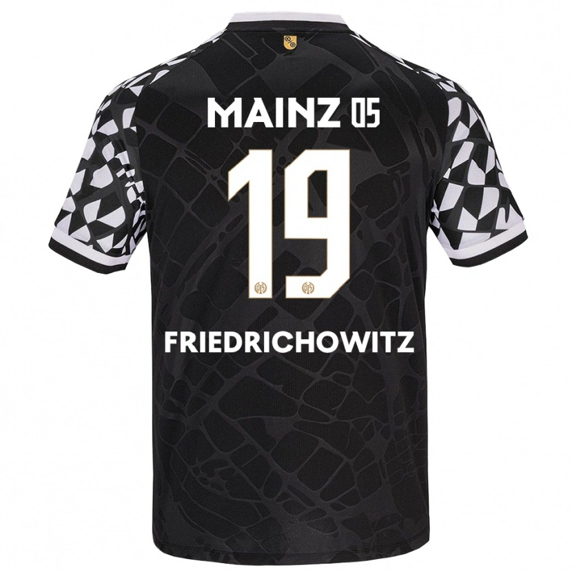 Danxen Uomo Anna Friedrichowitz #19 Maglia Gara Portiere Nero Bianco 2025/26 Maglietta