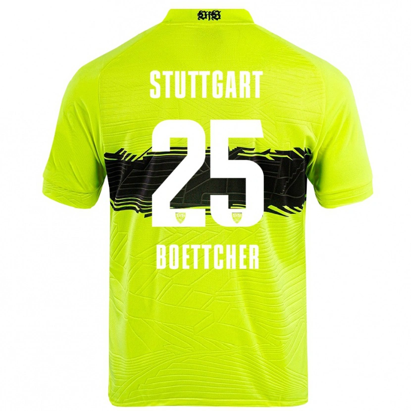 Danxen Uomo Eve Boettcher #25 Maglia Gara Portiere Verde Giallo Nero 2025/26 Maglietta