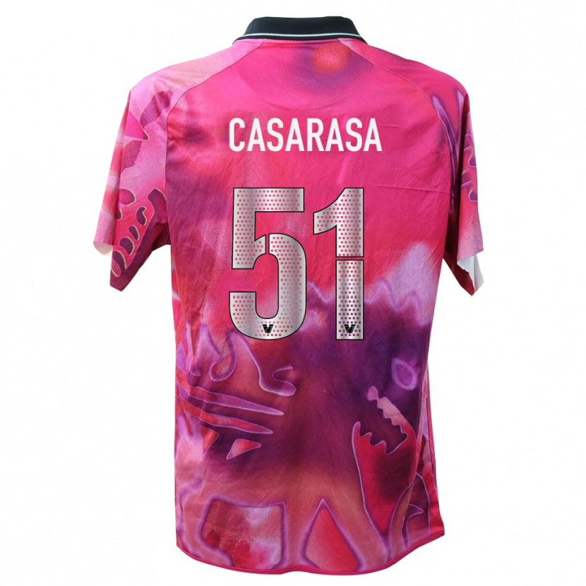 Danxen Uomo Asia Casarasa #51 Maglia Gara Portiere Rosa Intenso 2025/26 Maglietta