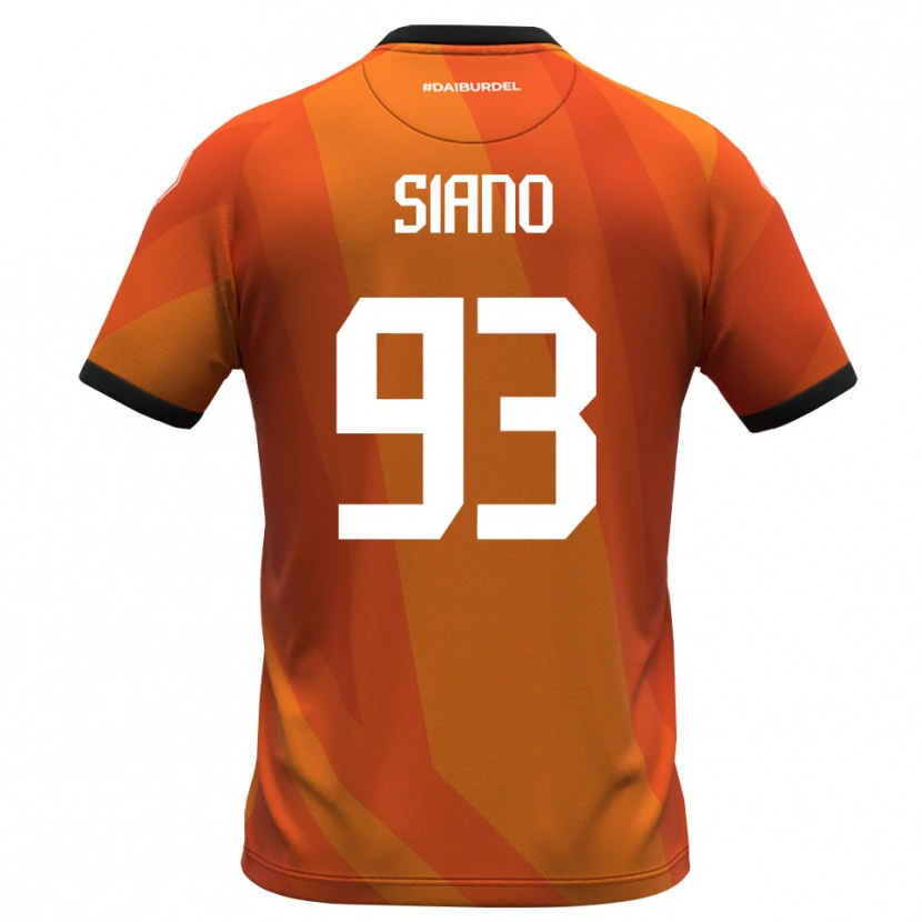 Danxen Uomo Alessandro Siano #93 Maglia Gara Portiere Corallo Bianco Nero 2025/26 Maglietta