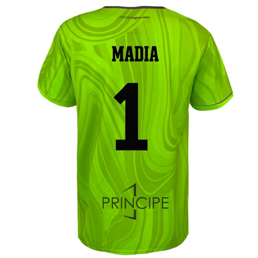 Danxen Uomo Lorenzo Madia #1 Maglia Gara Portiere Verde Giallo Nero 2025/26 Maglietta